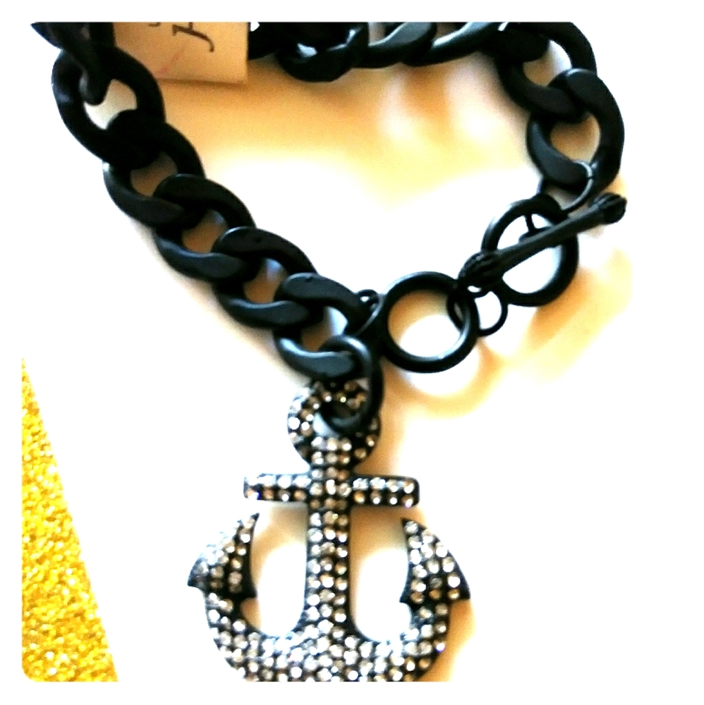 Black Charm Bracelet